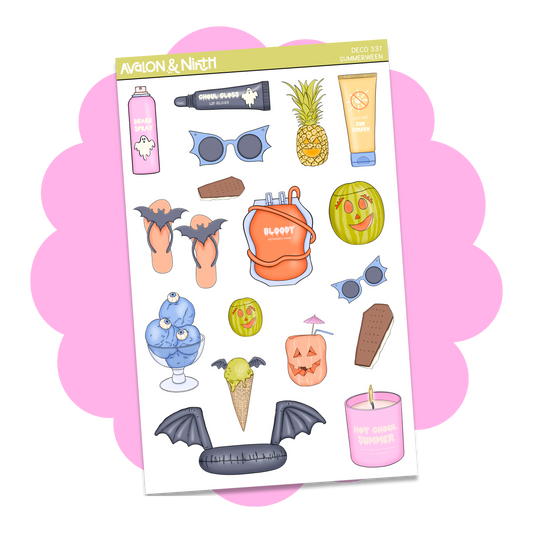 Summerween Deco Sheet // DECO537