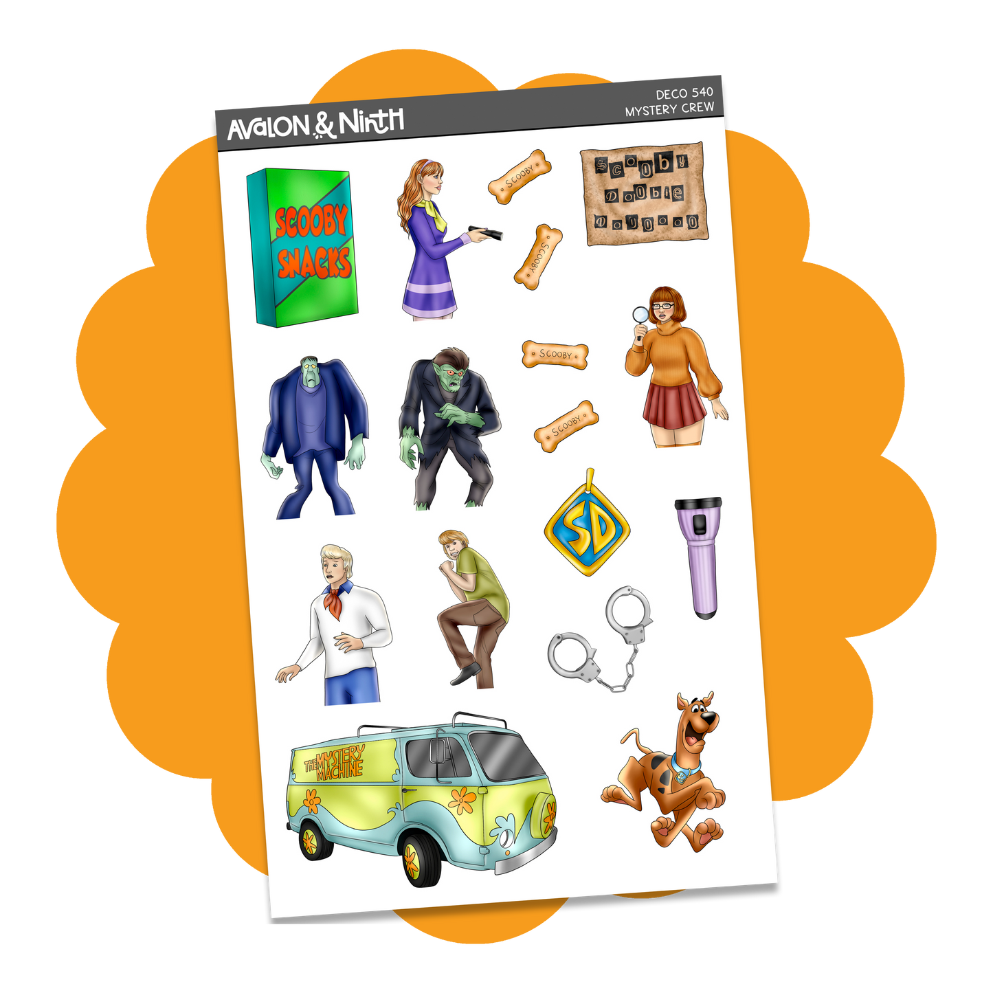 Mystery Crew Deco Sheet // DECO540