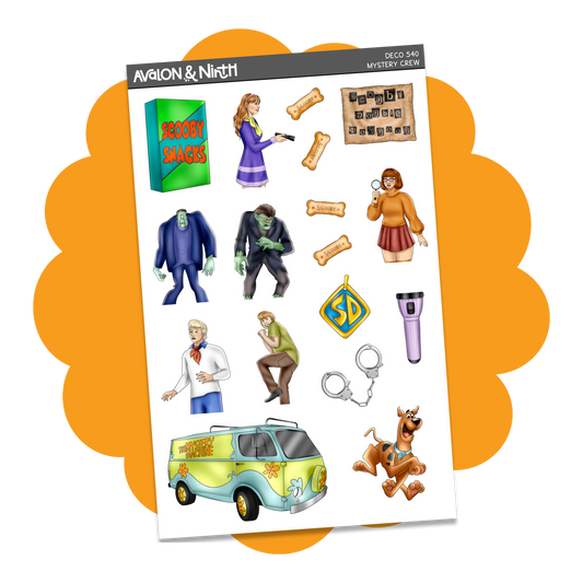 Mystery Crew Deco Sheet // DECO540