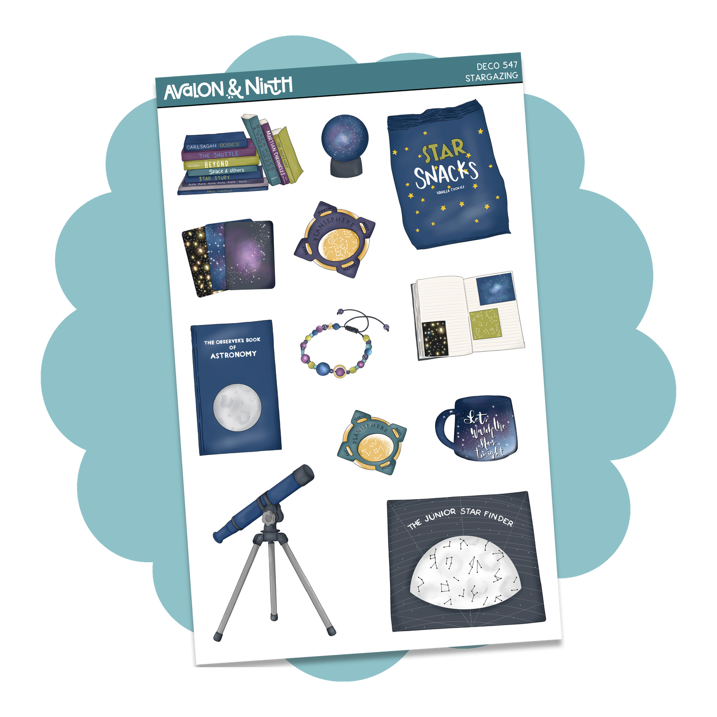 Stargazing Deco Sheet // DECO547