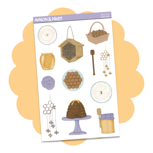 Honey Bee Deco Sheet // DECO557