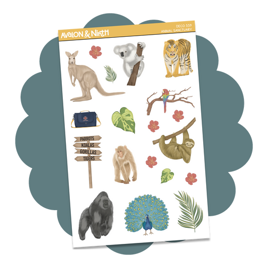 Animal Sanctuary Deco Sheet // DECO559