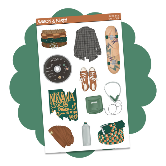 Punk Rock Deco Sheet // DECO562