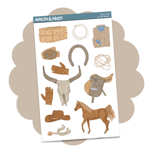 At The Ranch Deco Sheet // DECO563