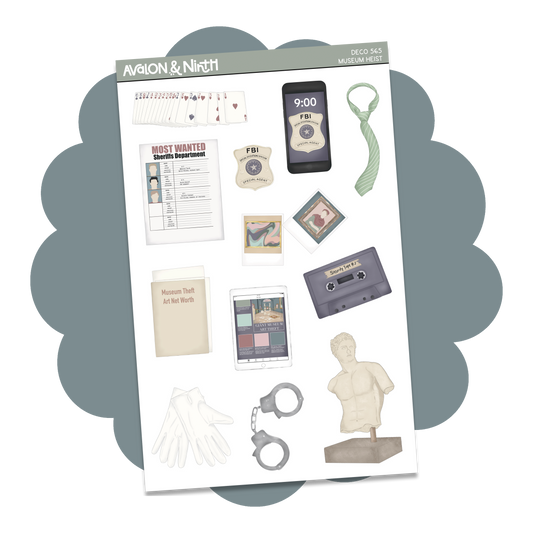 Museum Heist Deco Sheet // DECO565