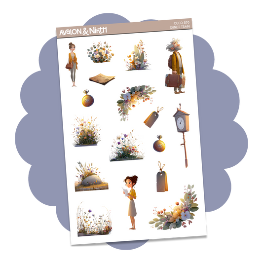 Sunlit Train to Somewhere Good Deco Sheet // DECO570