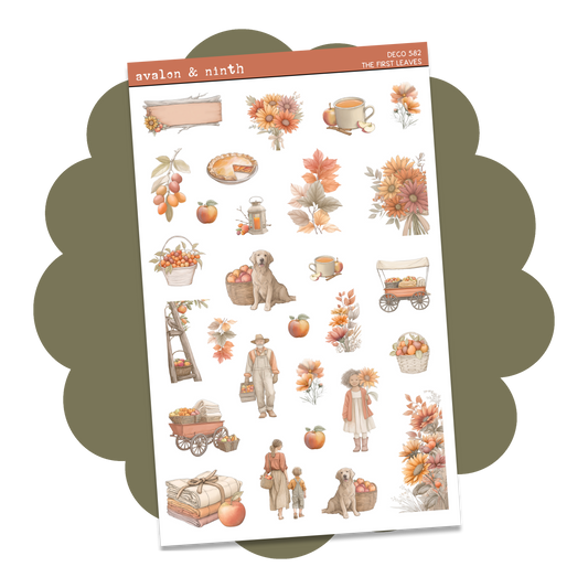 The First Leaves Deco Sheet // DECO582