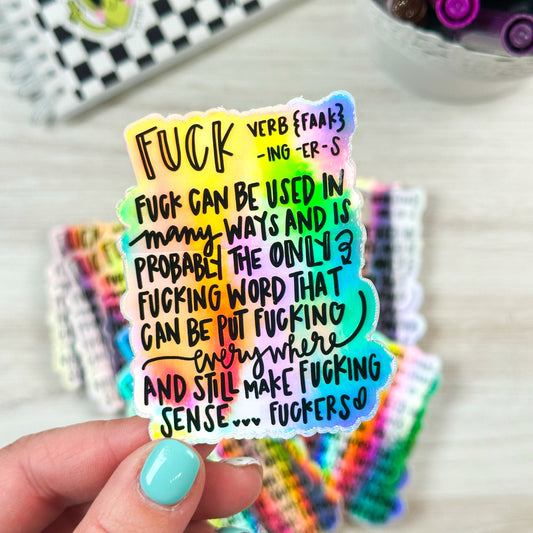 F*ck As A Verb // DIE132