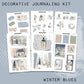 Winter Blues Deco Journaling Kit // DJK101