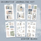 Winter Blues Deco Journaling Kit // DJK101