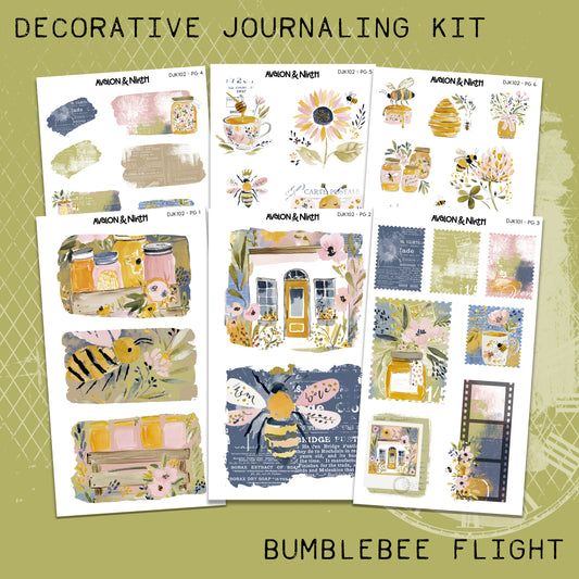 Bumblebee Flight Deco Journaling Kit // DJK102