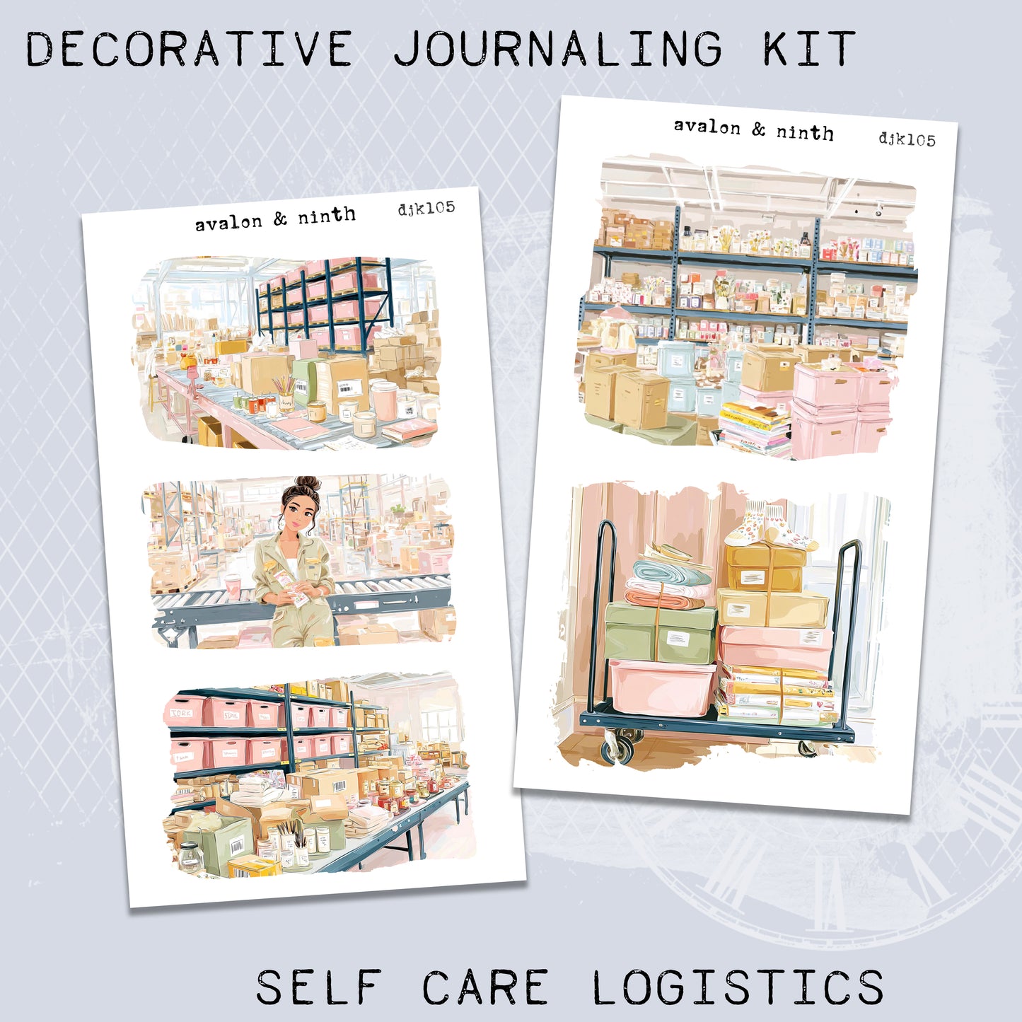 Self Care Logistics Deco Journaling Kit // DJK105