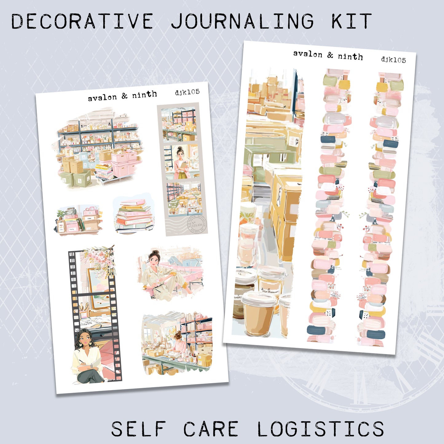 Self Care Logistics Deco Journaling Kit // DJK105