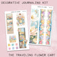 The Traveling Flower Cart Deco Journaling Kit // DJK106