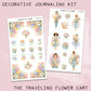 The Traveling Flower Cart Deco Journaling Kit // DJK106