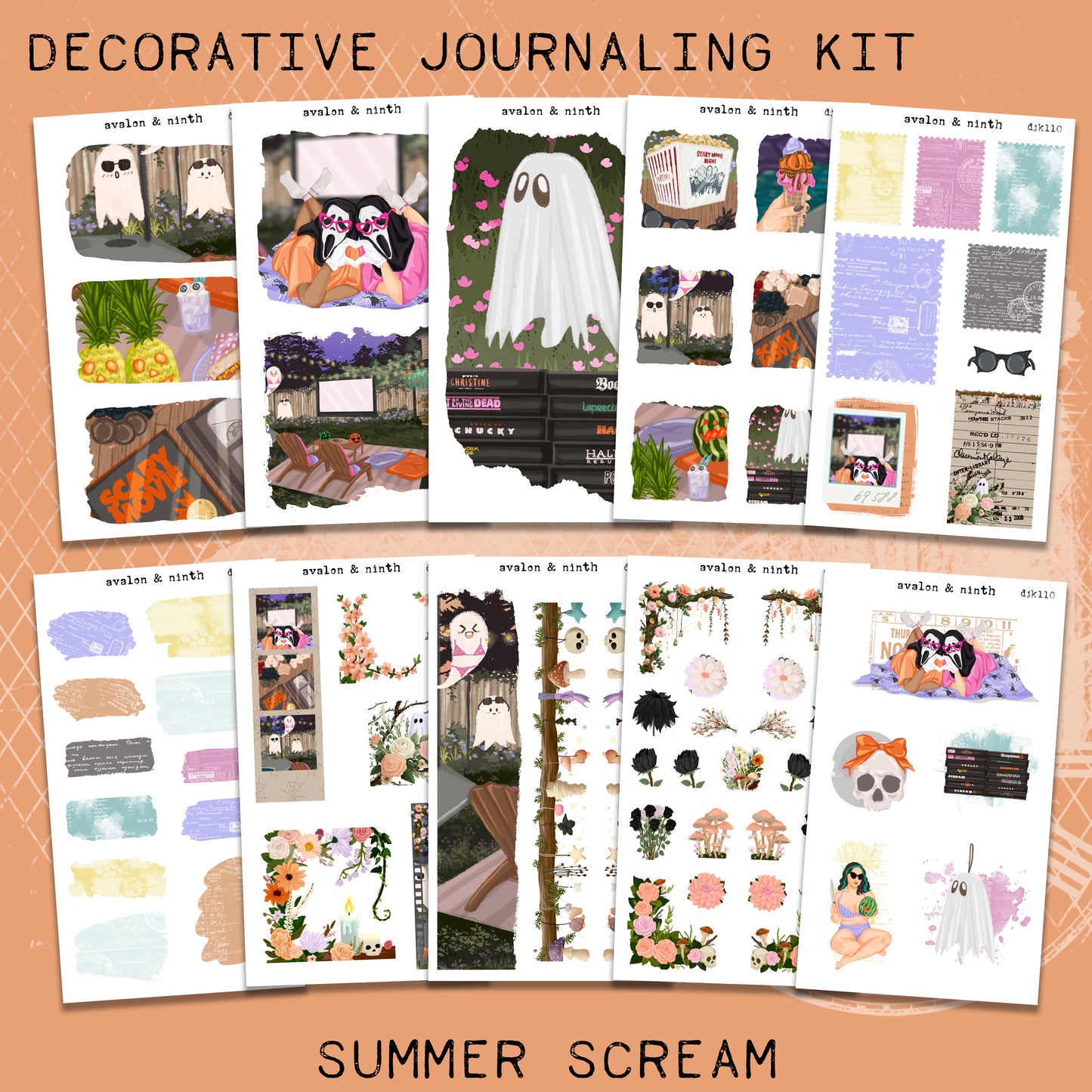 Summer Scream Deco Journaling Kit // DJK110