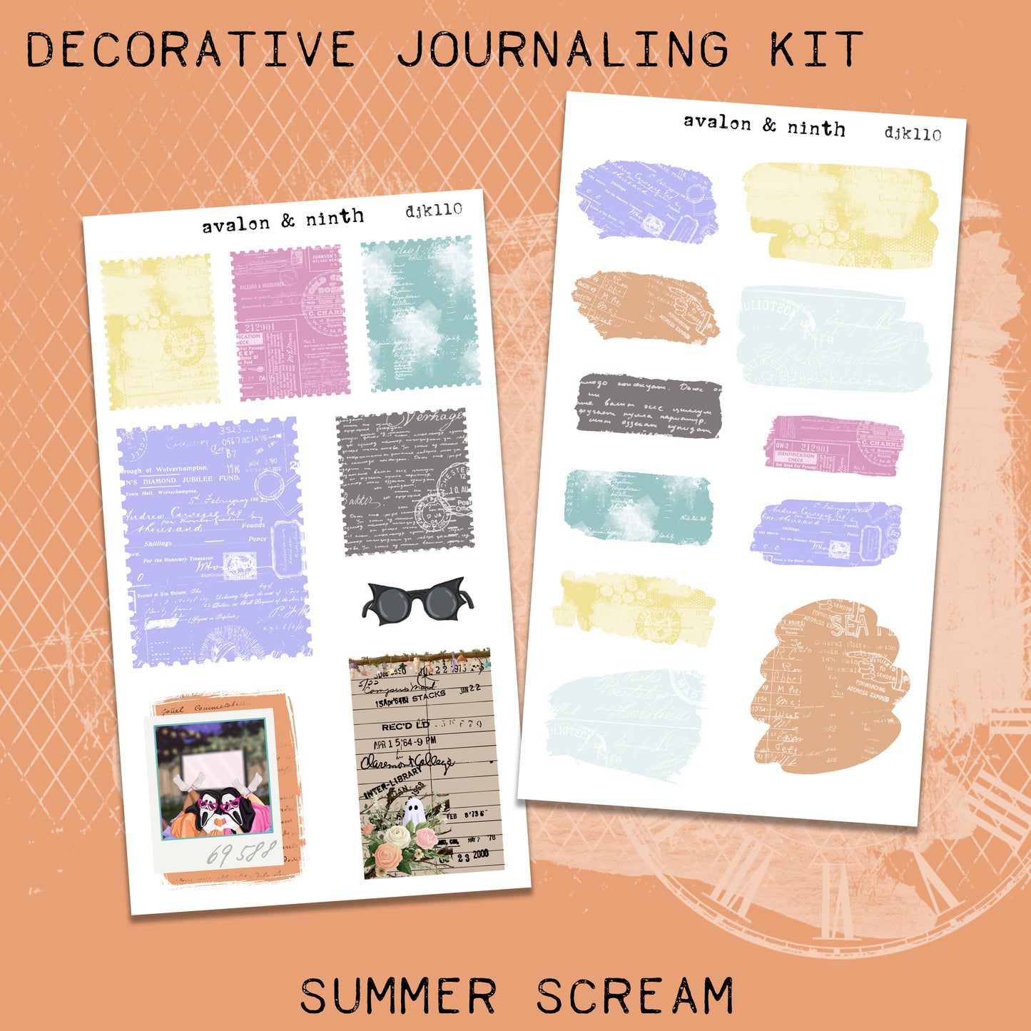 Summer Scream Deco Journaling Kit // DJK110