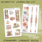 Strawberry Lemonade Social Deco Journaling Kit // DJK111