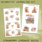 Strawberry Lemonade Social Deco Journaling Kit // DJK111