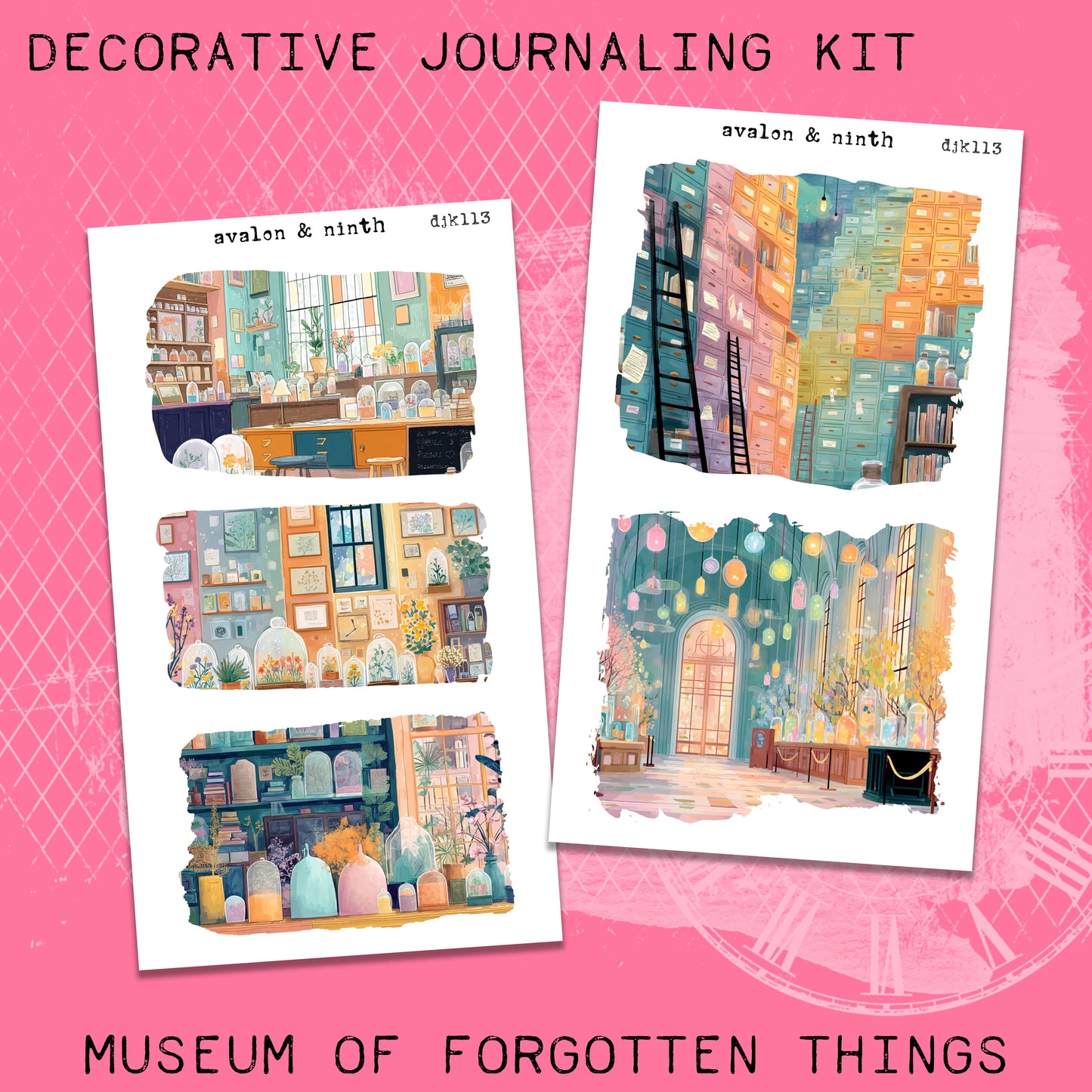Museum of Forgotten Things Deco Journaling Kit // DJK113