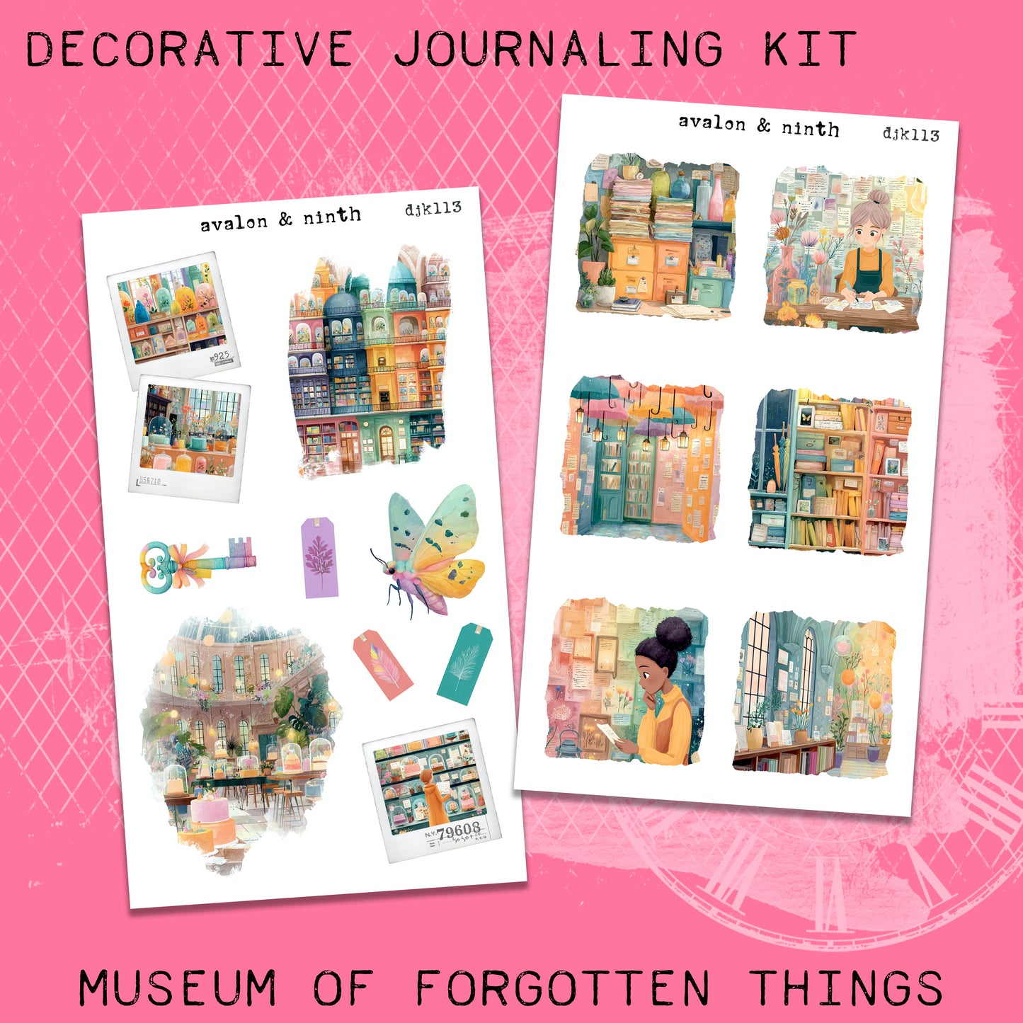 Museum of Forgotten Things Deco Journaling Kit // DJK113