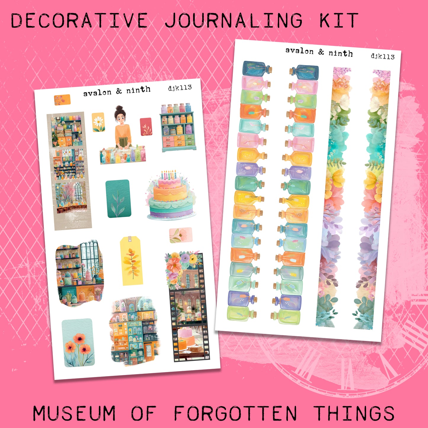 Museum of Forgotten Things Deco Journaling Kit // DJK113