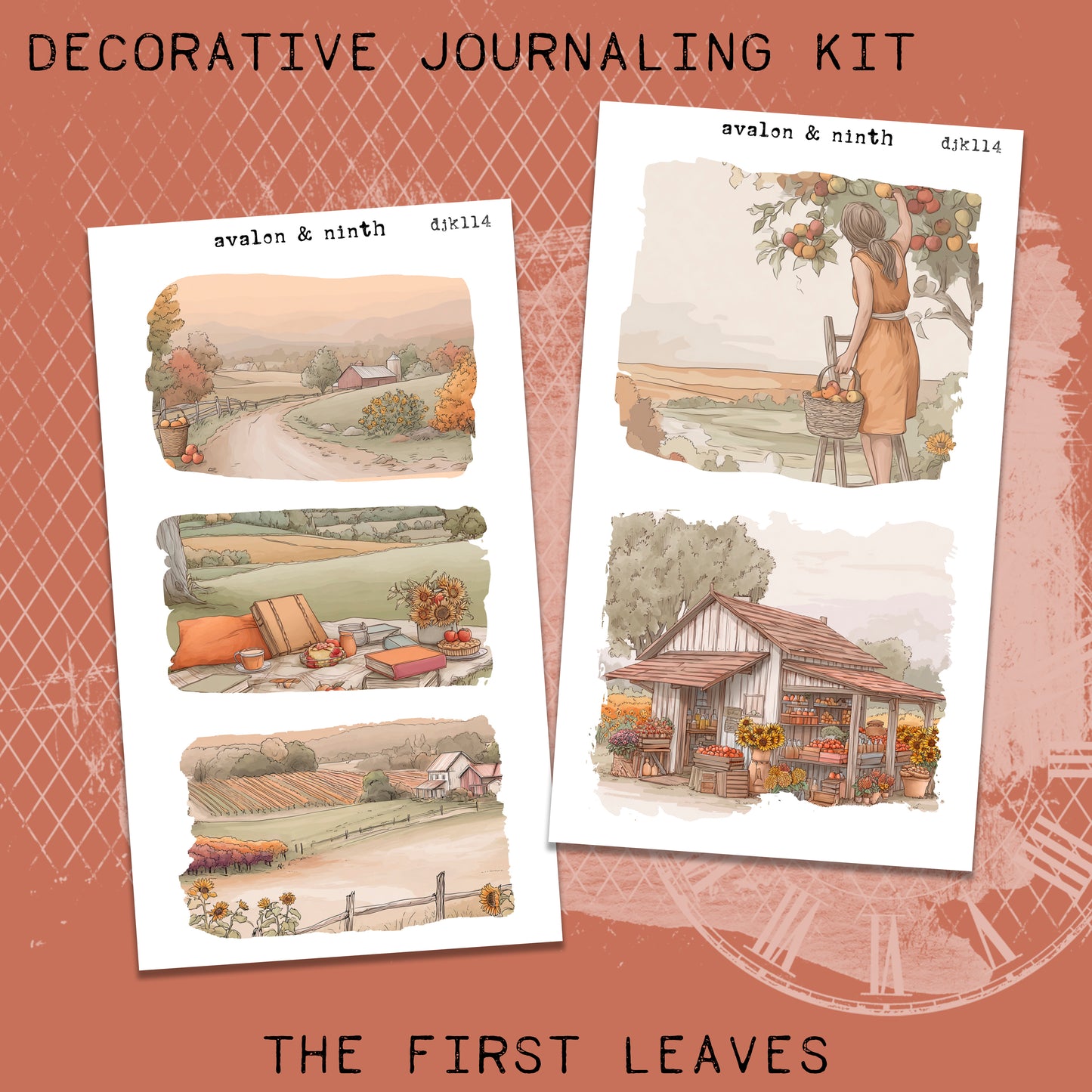 The First Leaves Deco Journaling Kit // DJK114
