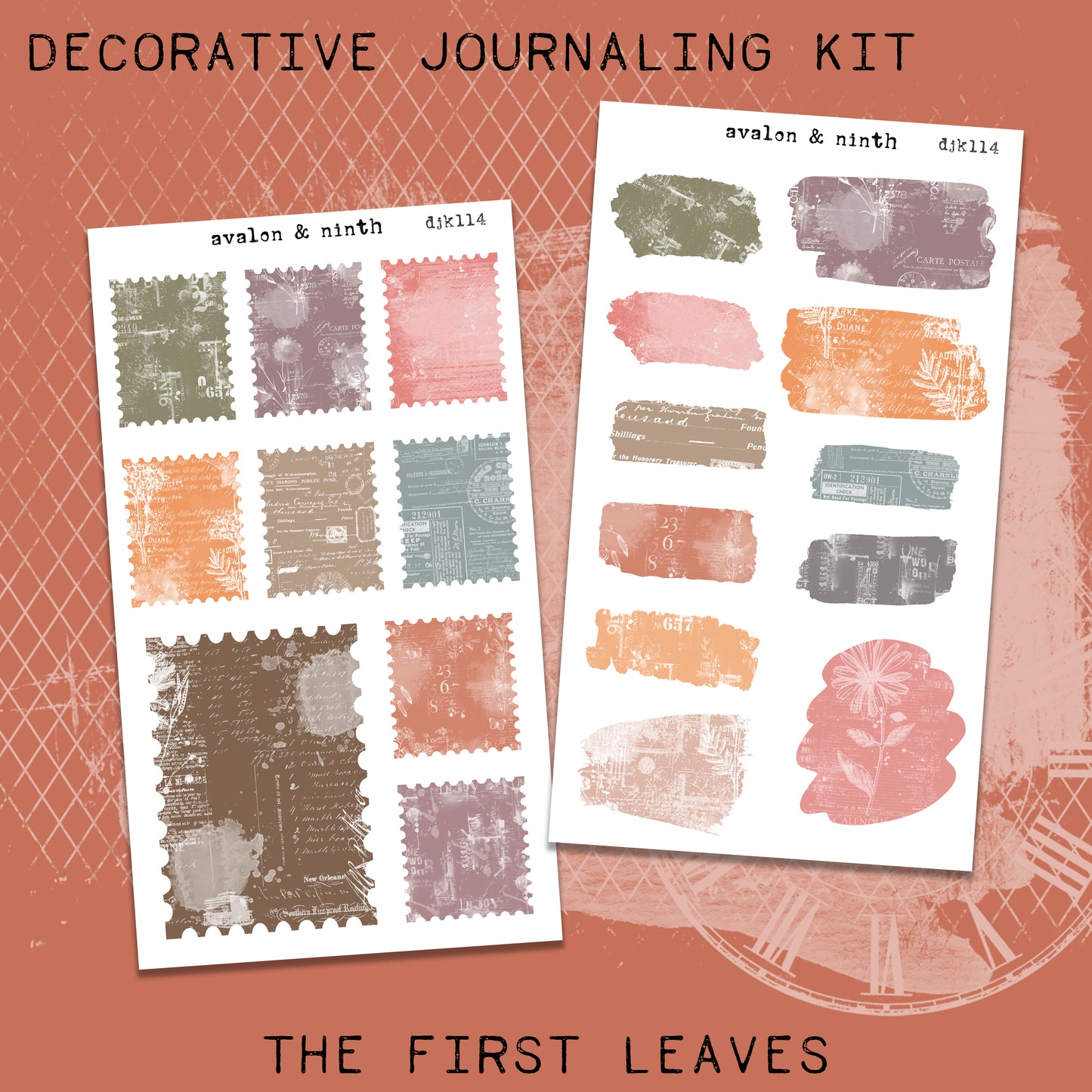 The First Leaves Deco Journaling Kit // DJK114