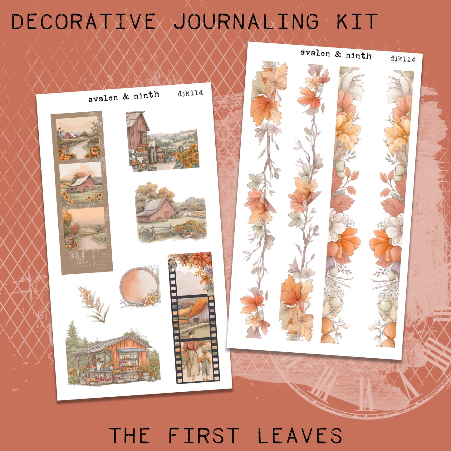 The First Leaves Deco Journaling Kit // DJK114