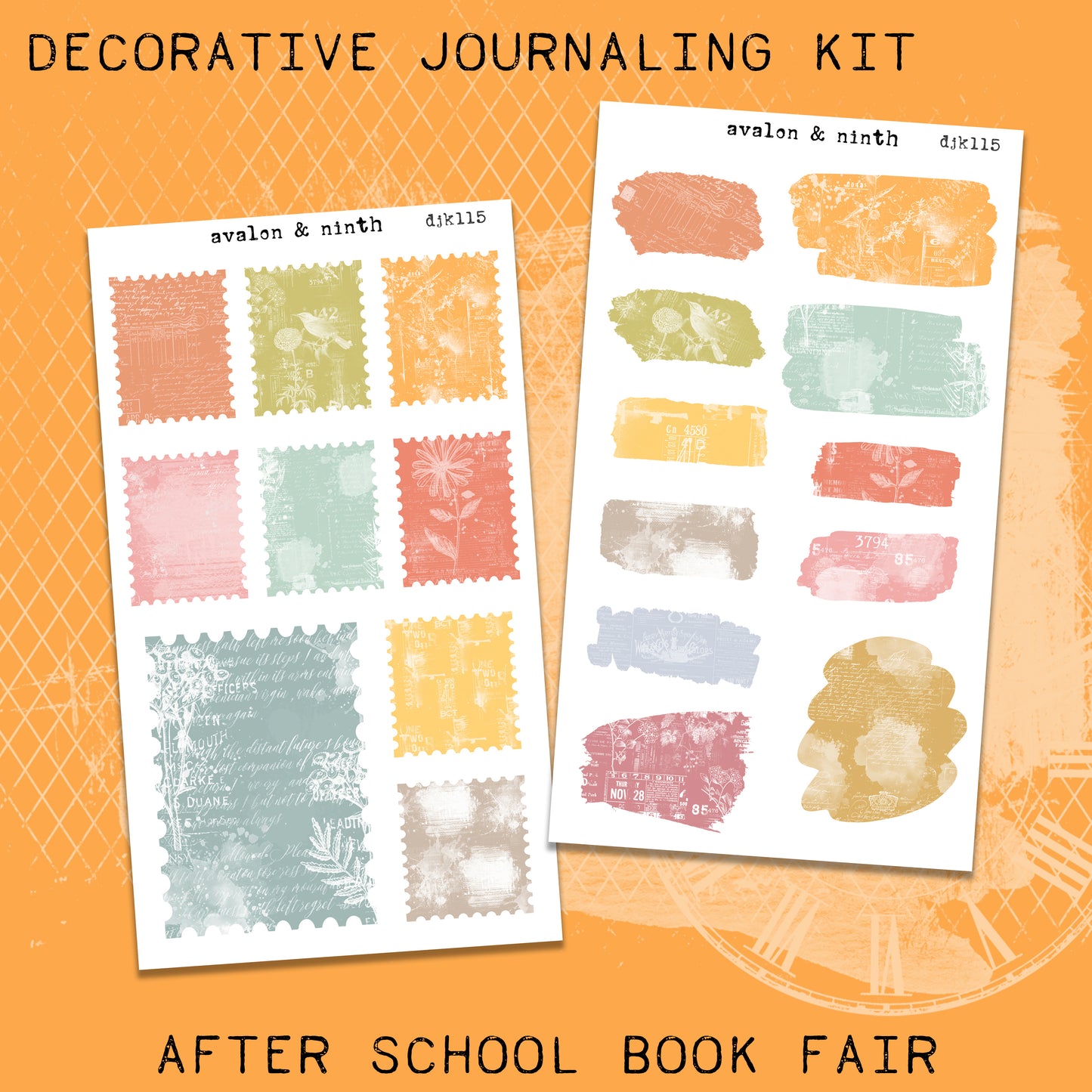 After School Book Fair Deco Journaling Kit // DJK115