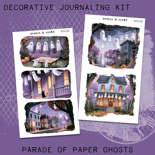 Parade of Paper Ghosts Deco Journaling Kit // DJK116