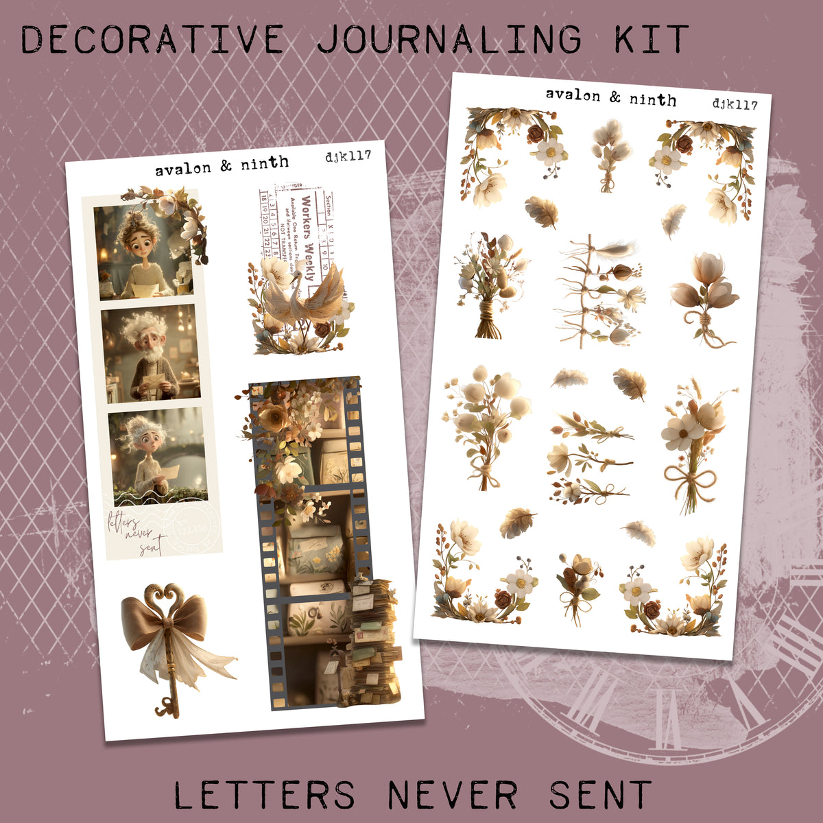 Letters Never Sent Deco Journaling Kit // DJK117