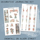 Snowfall on Alder Street Deco Journaling Kit // DJK118