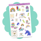 Reading Rainbow Deco Sheet // DECO552
