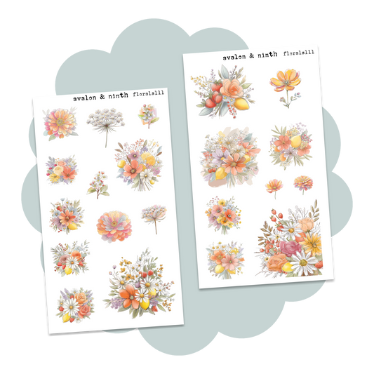 Strawberry Lemonade Social Florals // FLORALS111