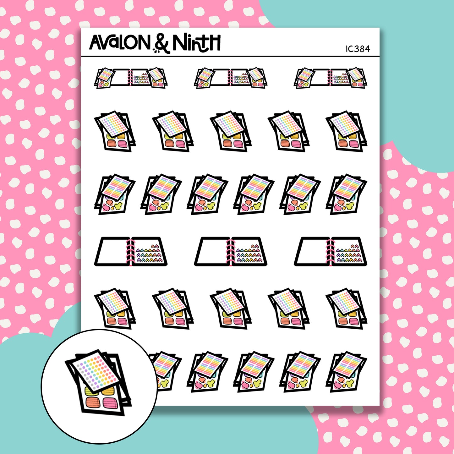 Planner and Stickers // IC384