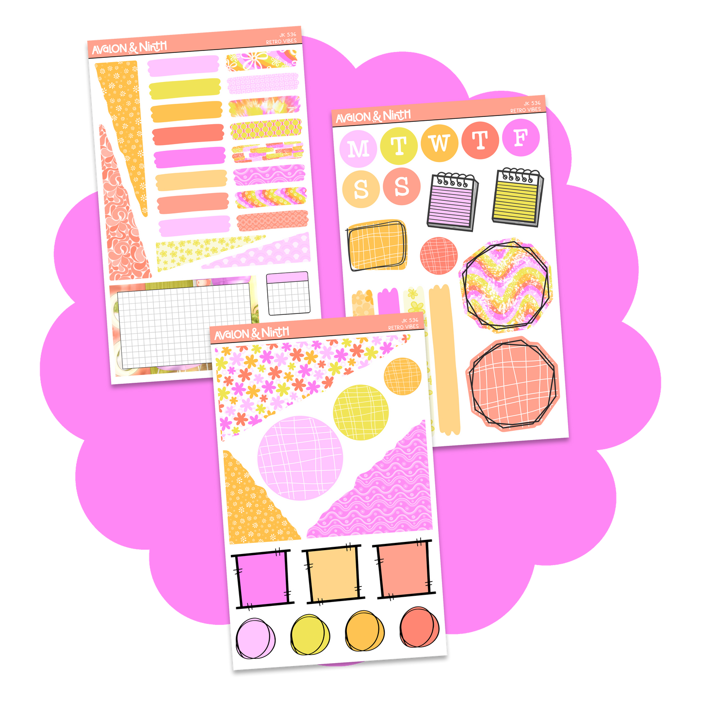 Retro Vibes Journaling Kit // JK536