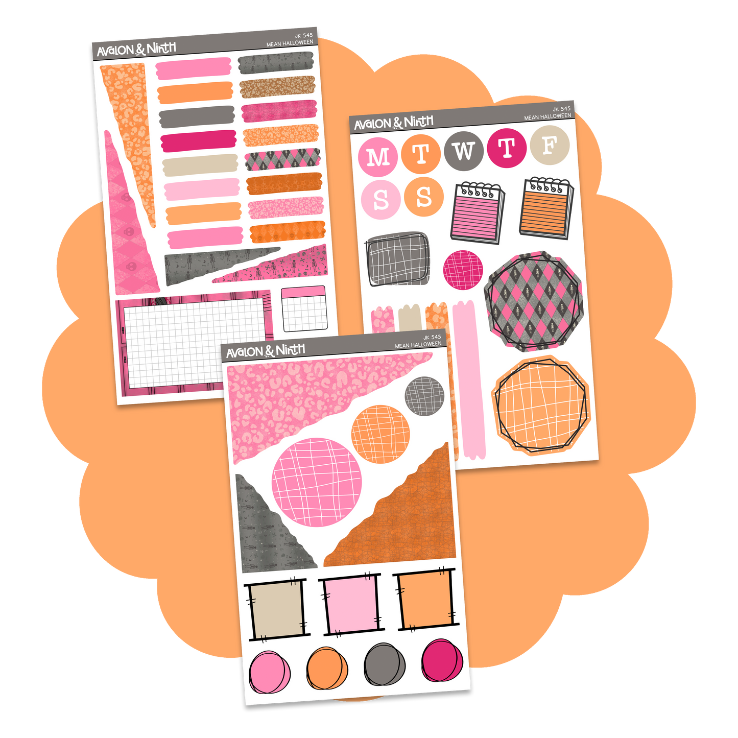 Mean Halloween Journaling Kit // JK545