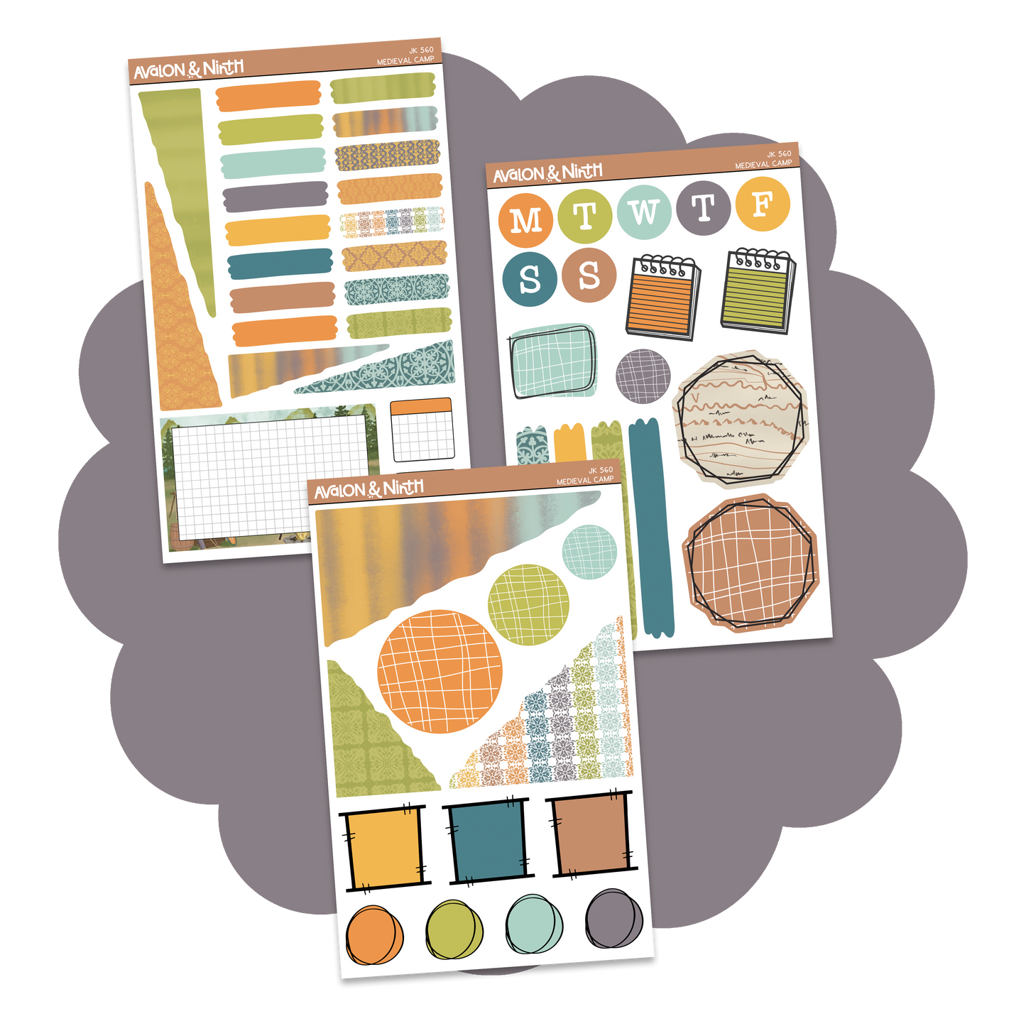 Medieval Camp Journaling Kit // JK560