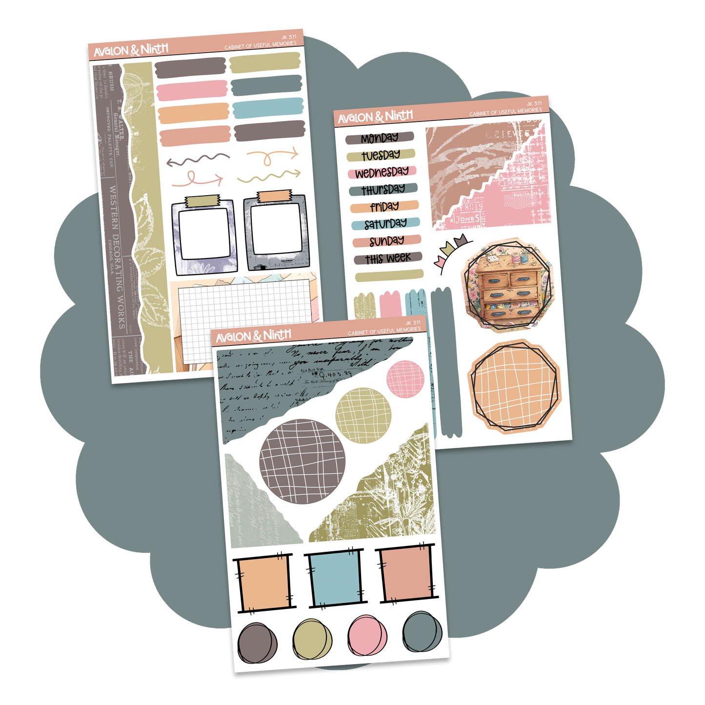 Cabinet of Useful Memories Journaling Kit // JK571