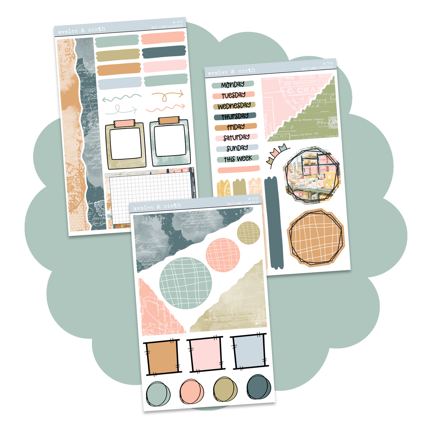 Self Care Logistics Journaling Kit // JK573