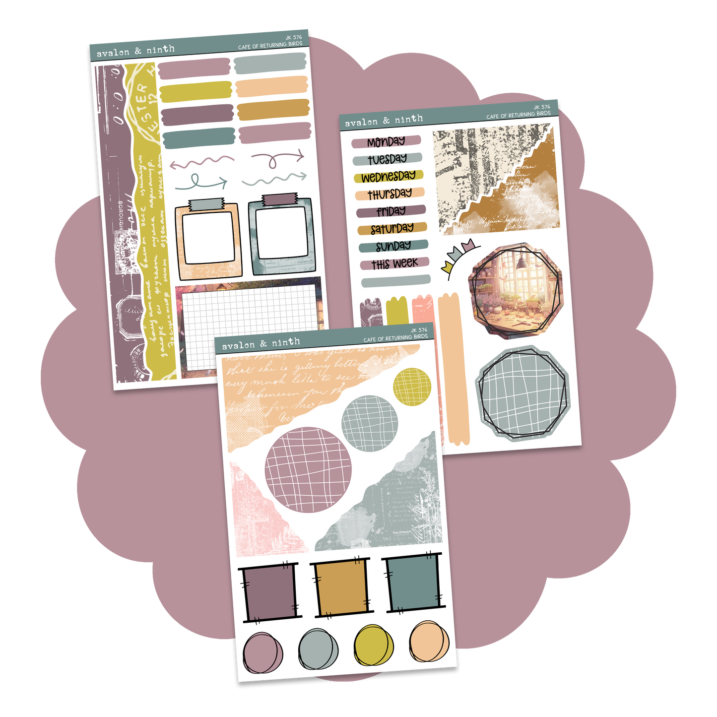 Cafe of Returning Birds Journaling Kit // JK576