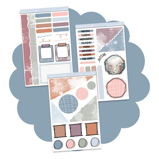 Snowfall on Alder Street Journaling Kit // JK587