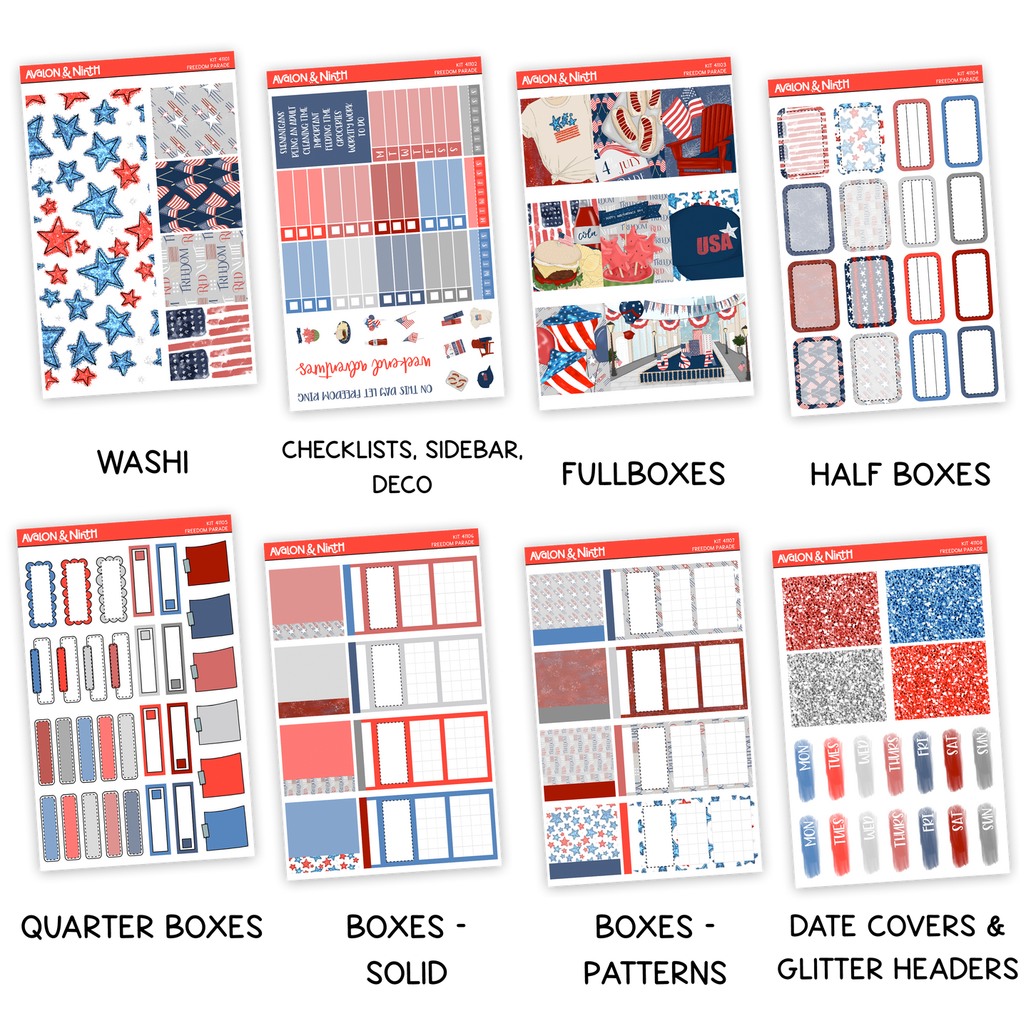 Freedom Parade Weekly Kit // KIT41101