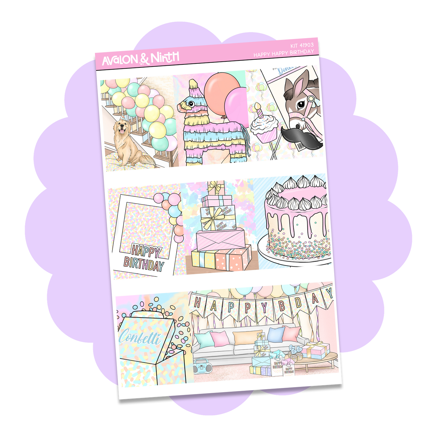 Happy Happy Birthday Weekly Kit // KIT41901