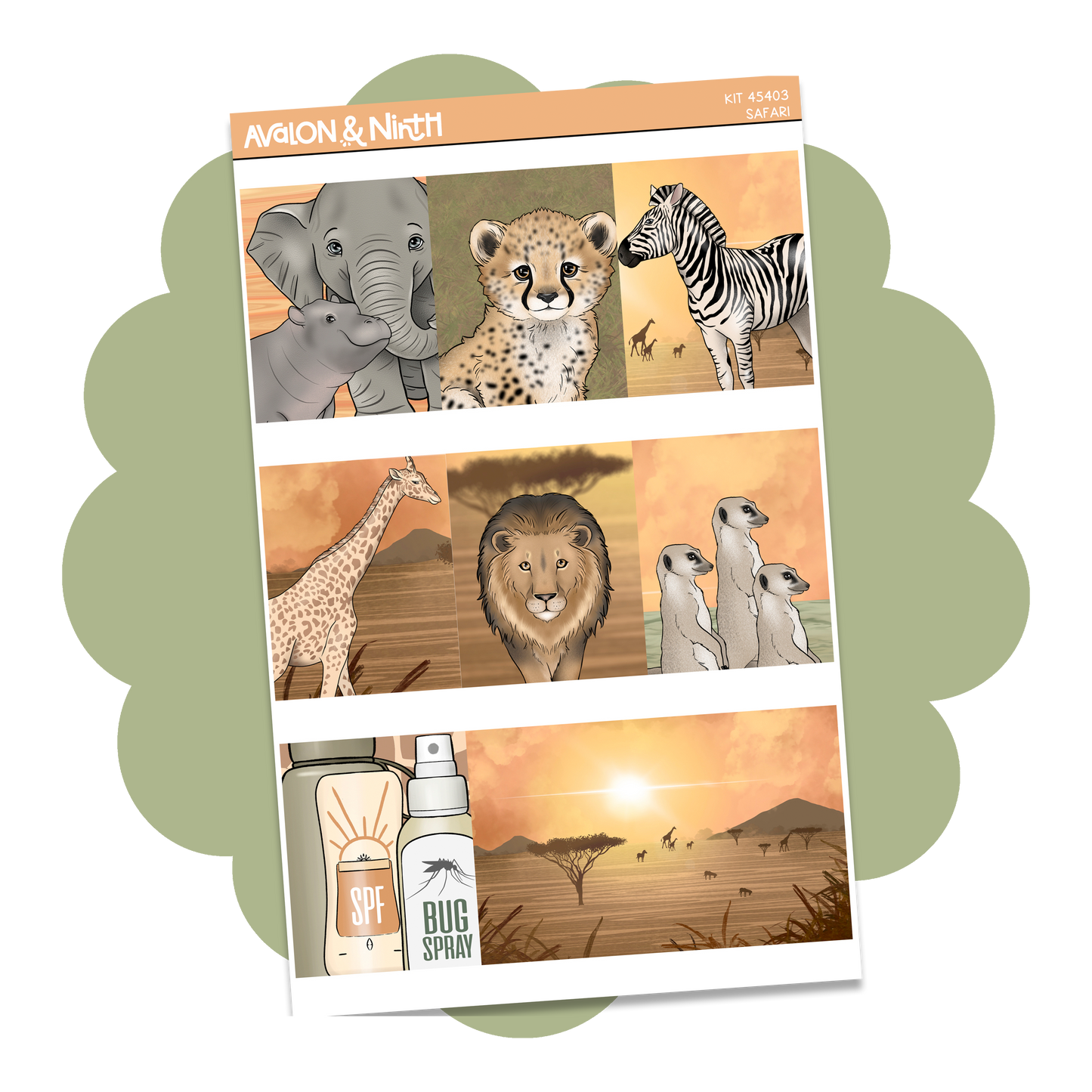 Safari Weekly Kit // KIT45401