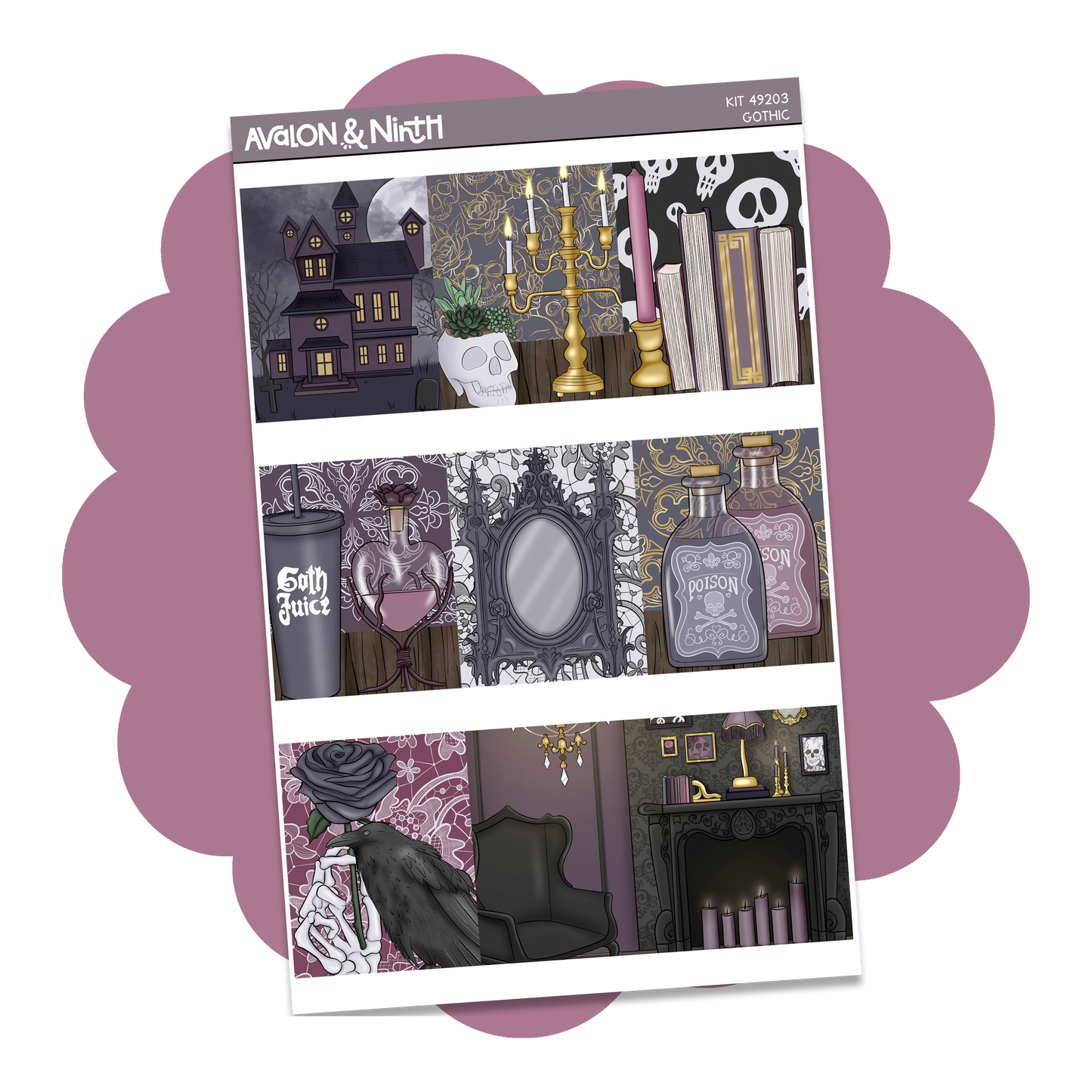 Gothic Weekly Kit // KIT49201