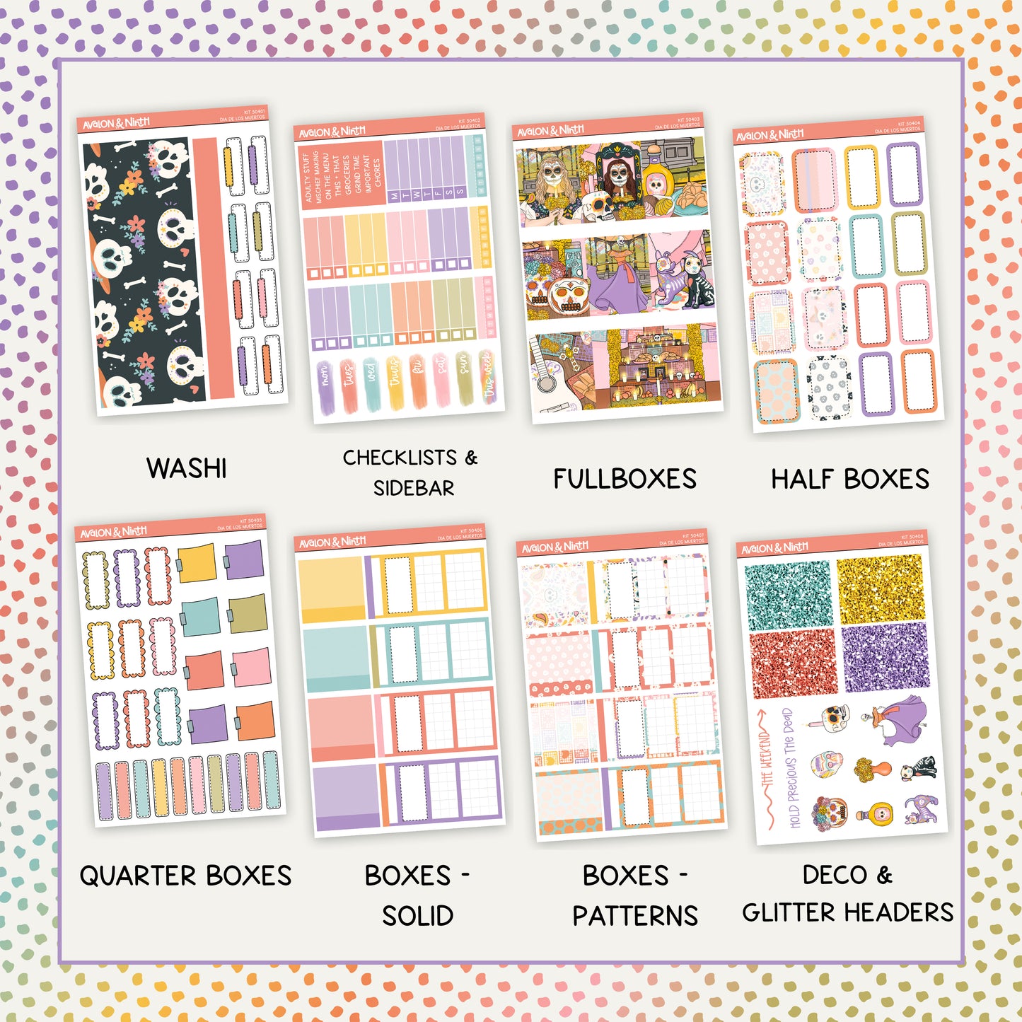 Dia de los Muertos Weekly Kit // KIT50401