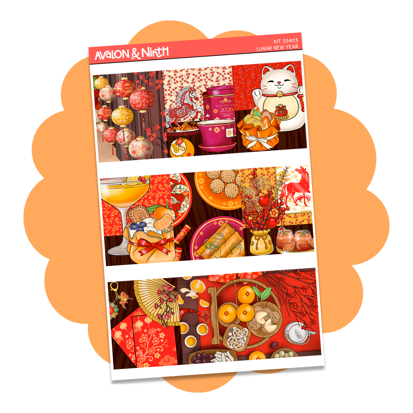 Lunar New Year Weekly Kit // KIT55401