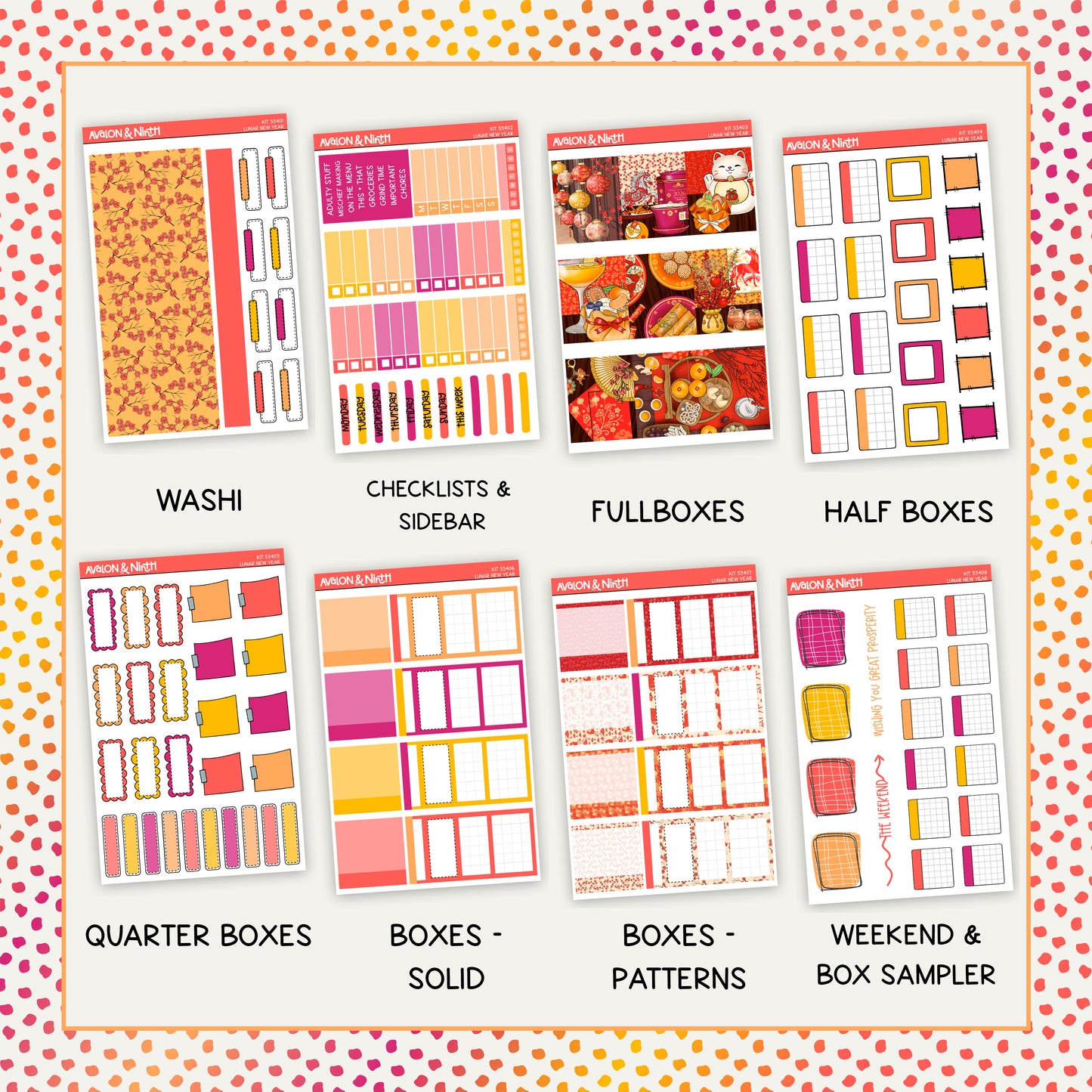 Lunar New Year Weekly Kit // KIT55401